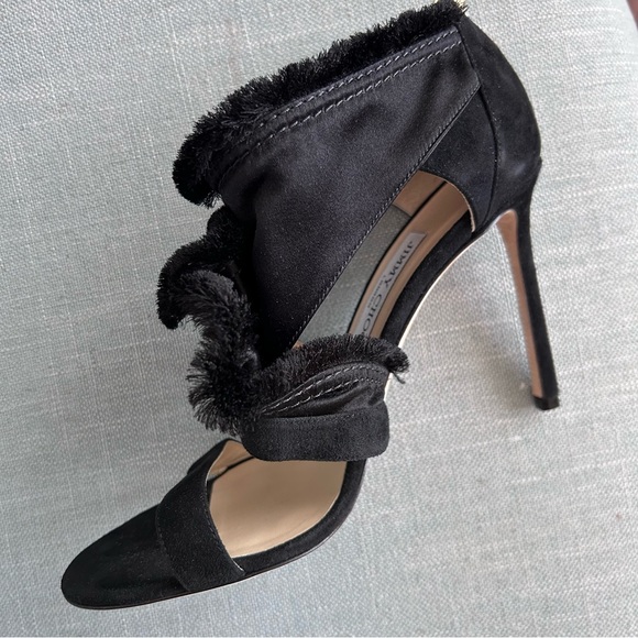 Jimmy Choo Kiki Sandals in Satin and Suede Mix, size 8.5 - Picture 6 of 16